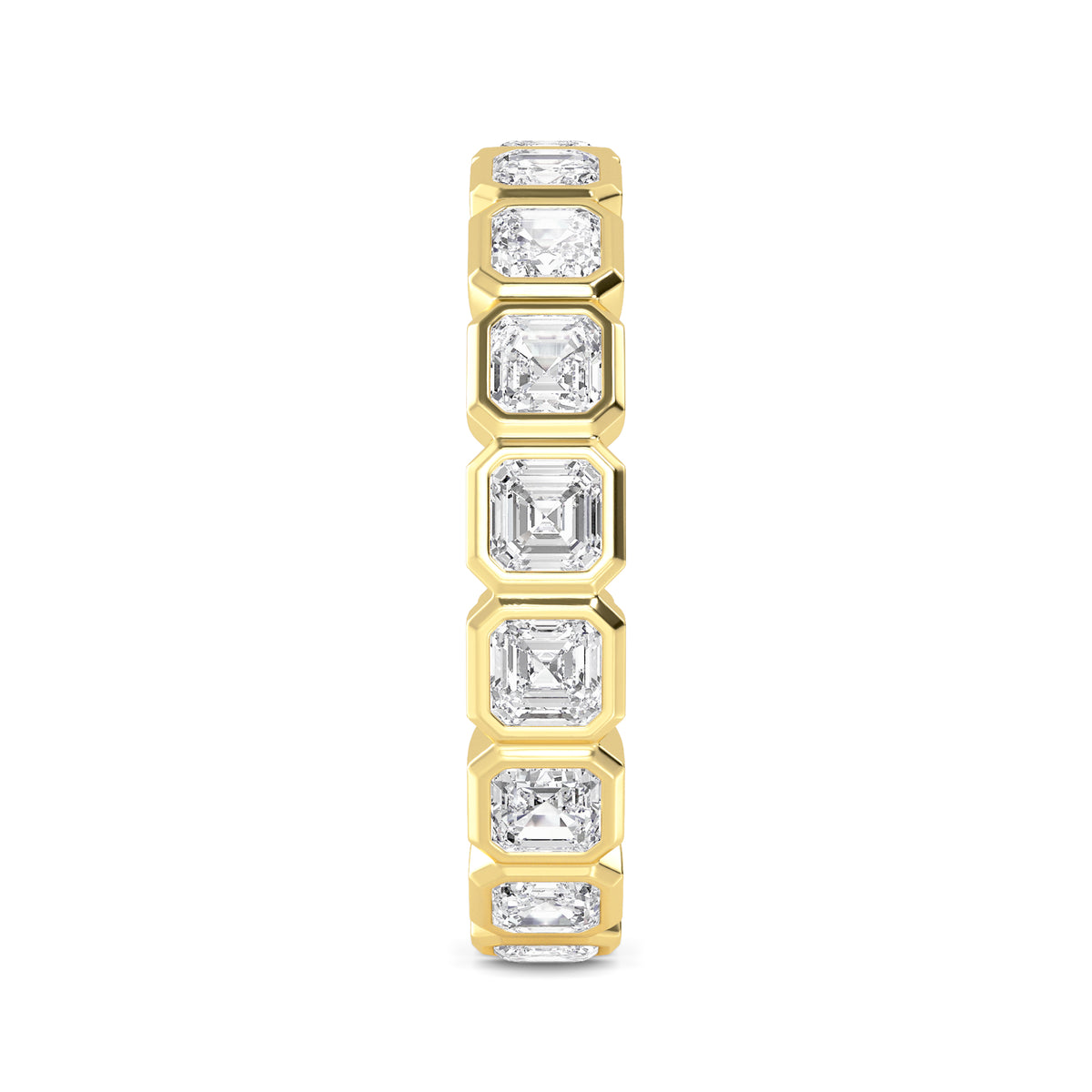 Yellow Gold / Arwa Eternity Wedding Band