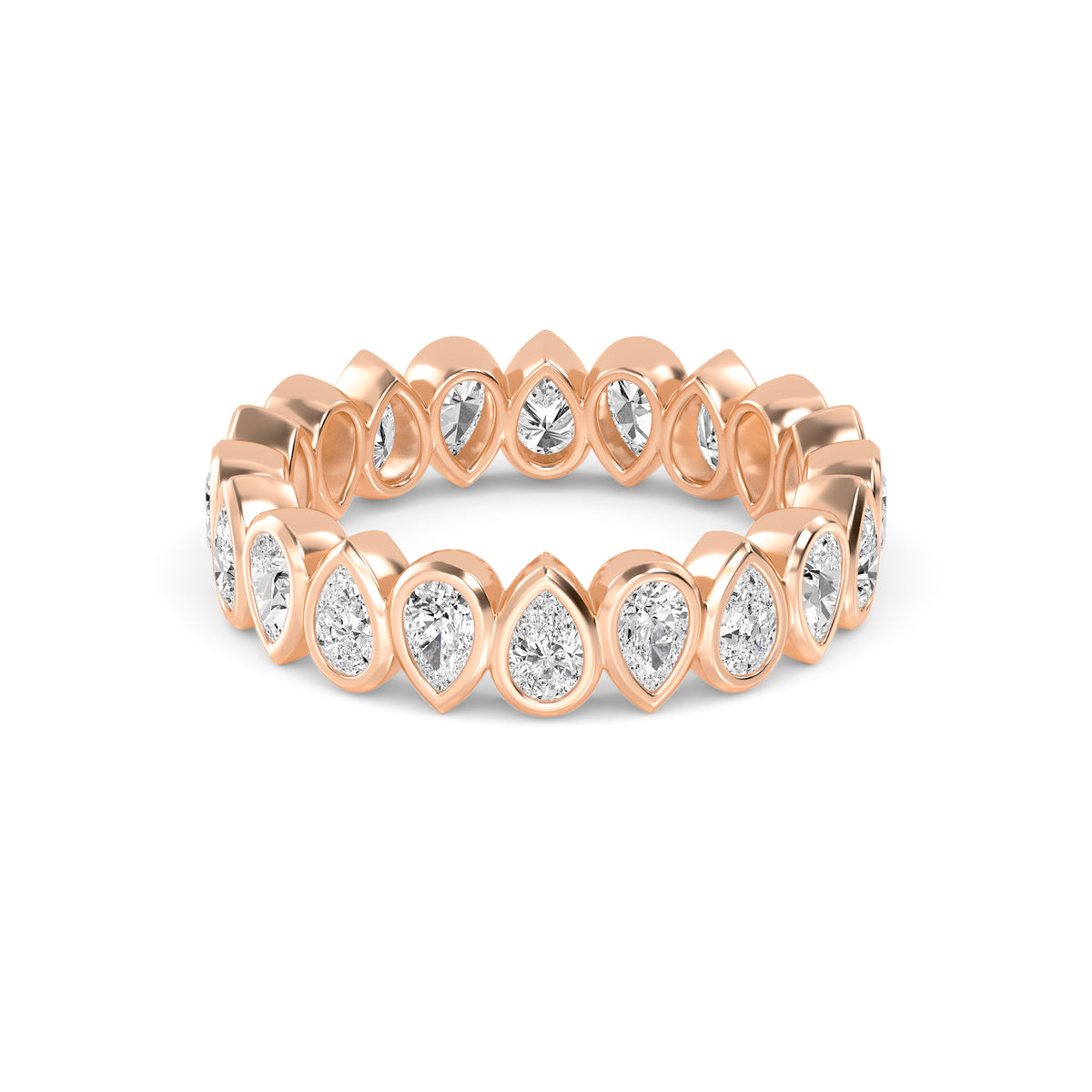 Rose Gold / Mirela Eternity Wedding Band