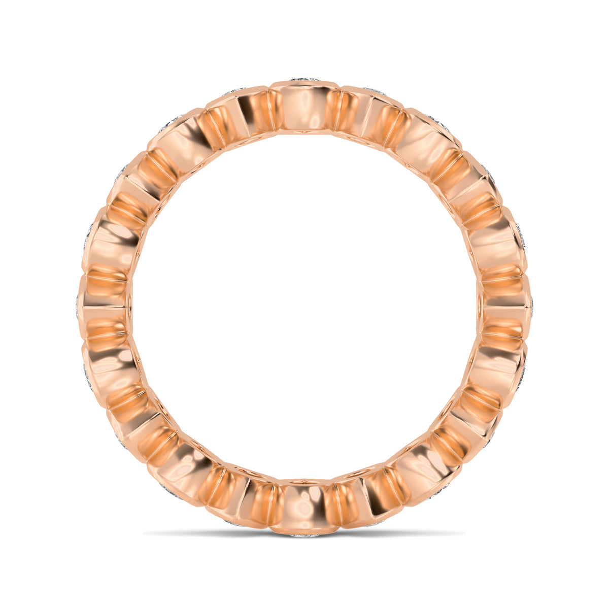 Rose Gold / Mirela Eternity Wedding Band