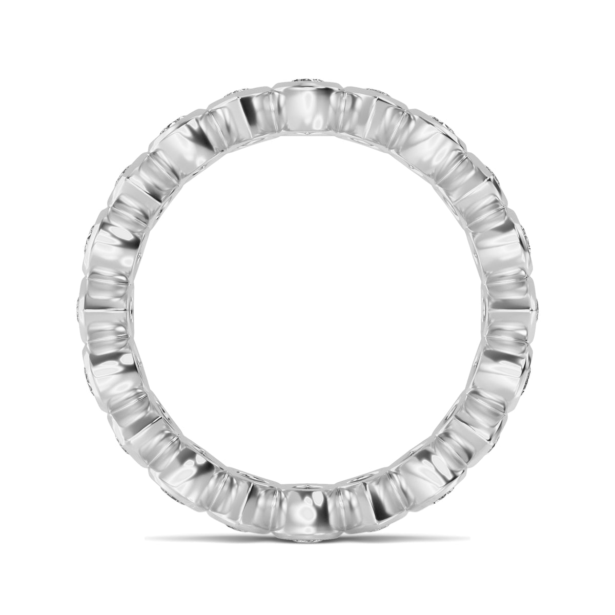 White Gold / Mirela Eternity Wedding Band
