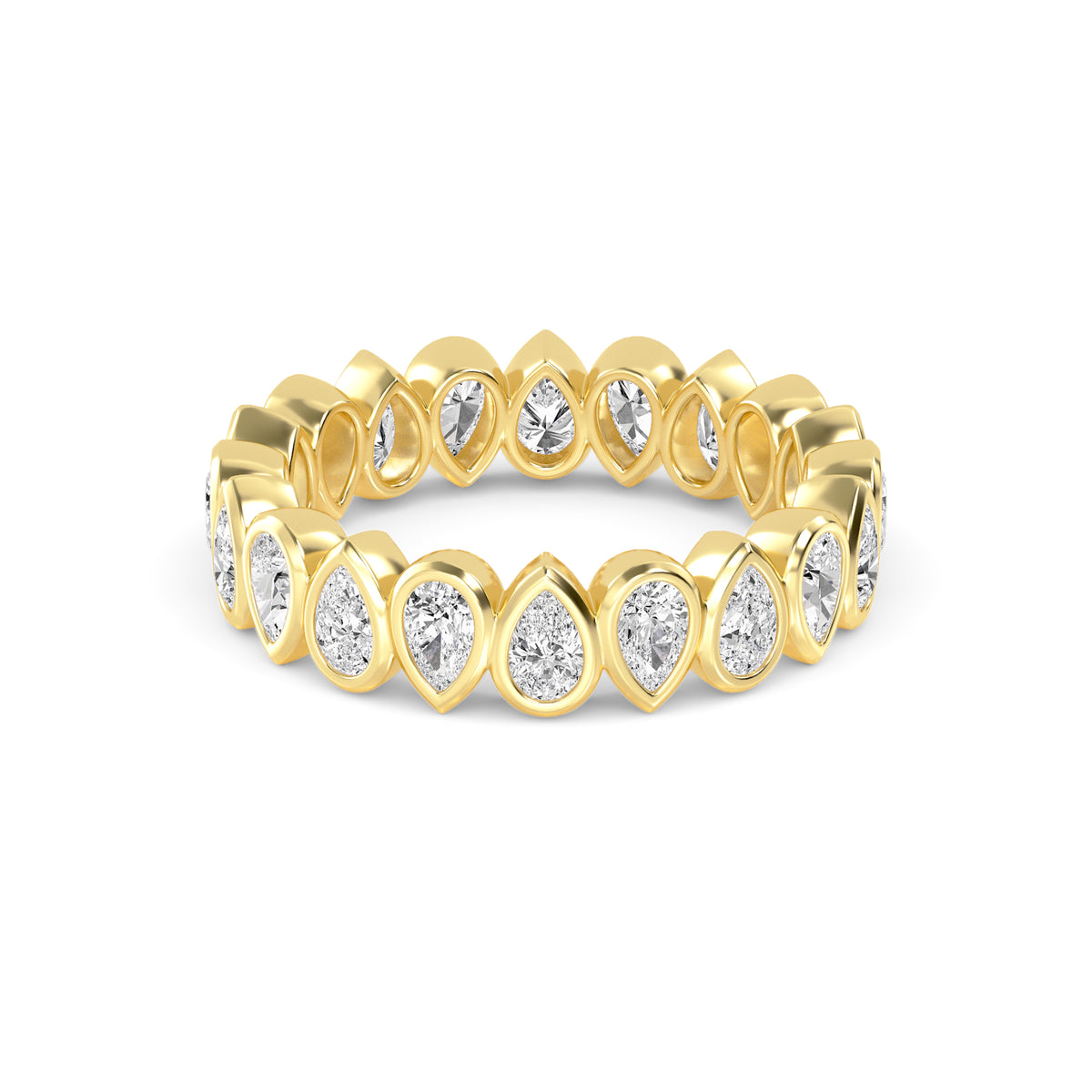 Yellow Gold / Ilaria Eternity Wedding Band