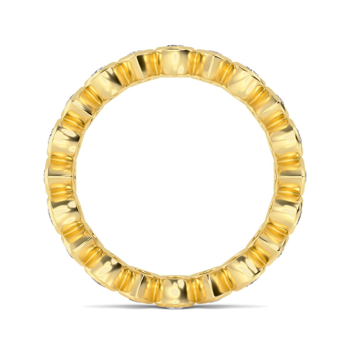 Yellow Gold / Ilaria Eternity Wedding Band