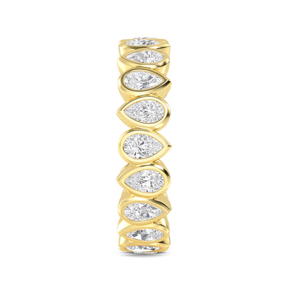 Yellow Gold / Mirela Eternity Wedding Band