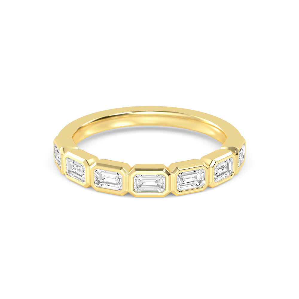 Yellow Gold / Farida Diamond Wedding Band