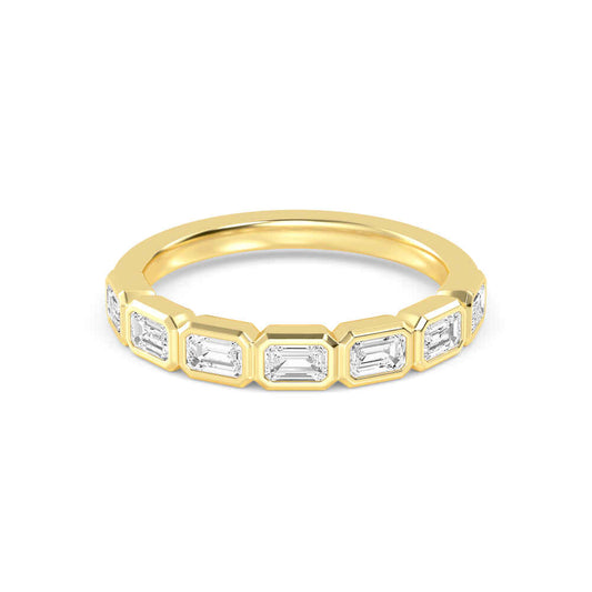 Yellow Gold / Farida Diamond Wedding Band