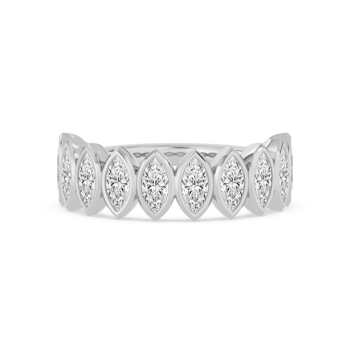 White Gold / Wren Diamond Wedding Band