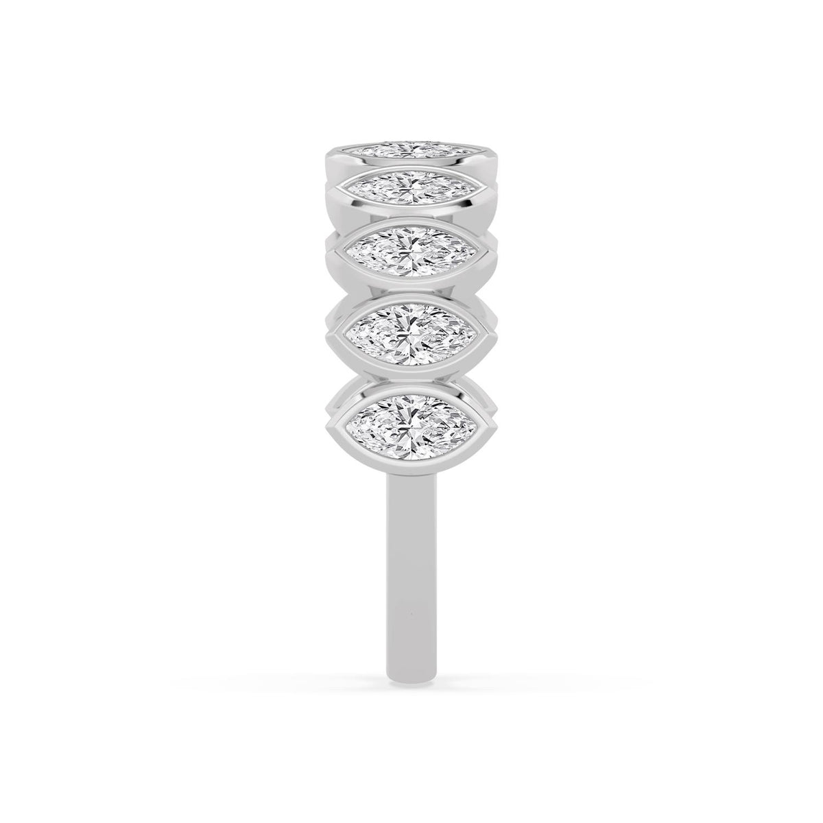 White Gold / Wren Diamond Wedding Band