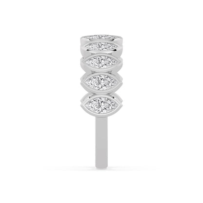 White Gold / Wren Diamond Wedding Band