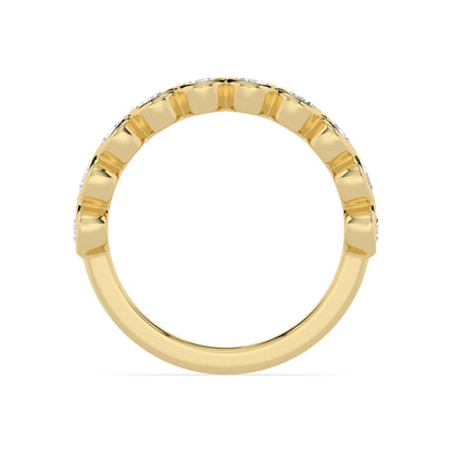 Yellow Gold / Stella Diamond Wedding Band