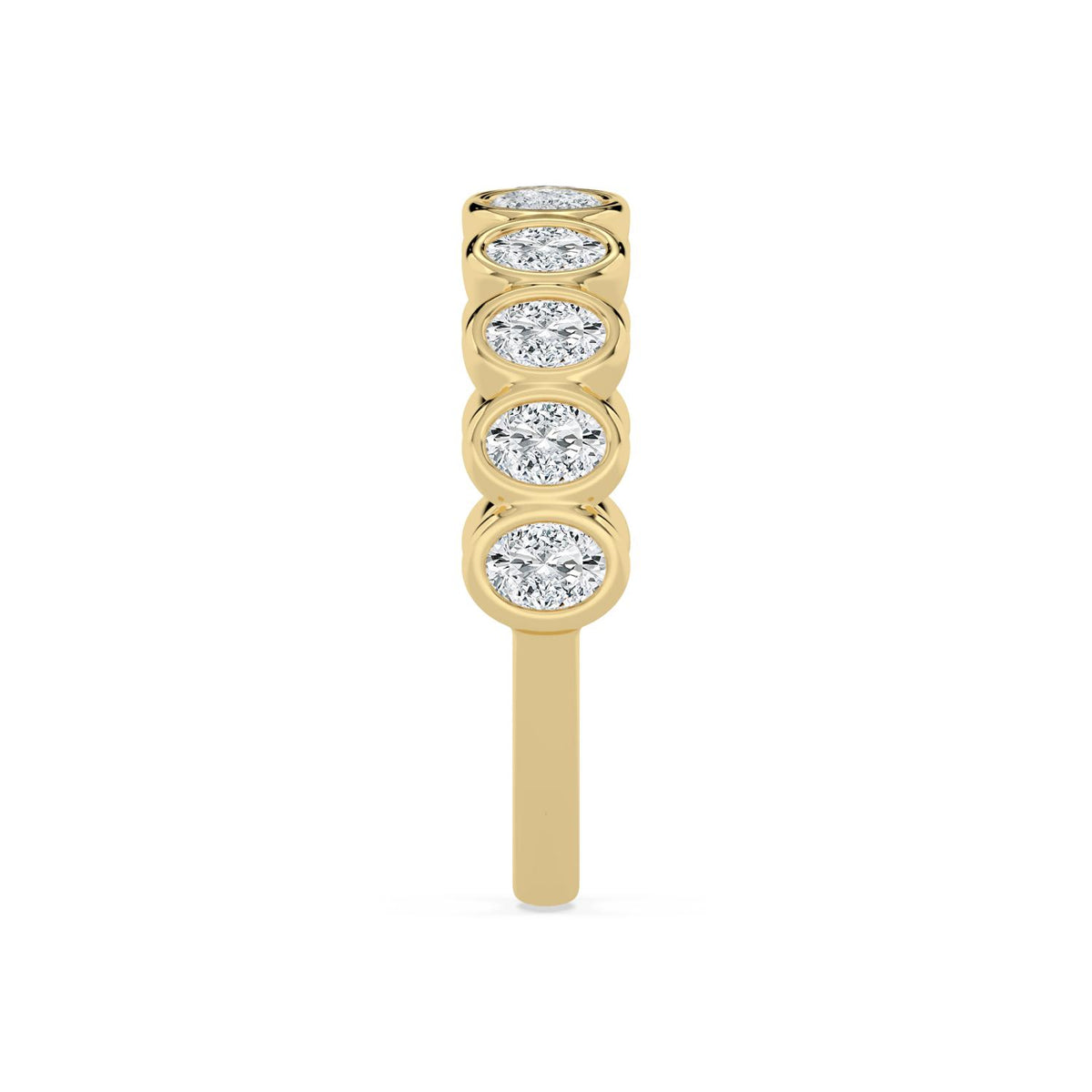 Yellow Gold / Stella Diamond Wedding Band