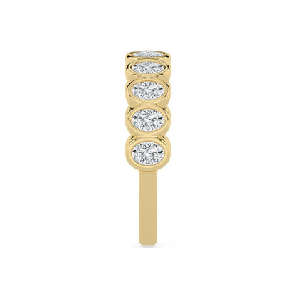 Yellow Gold / Stella Diamond Wedding Band