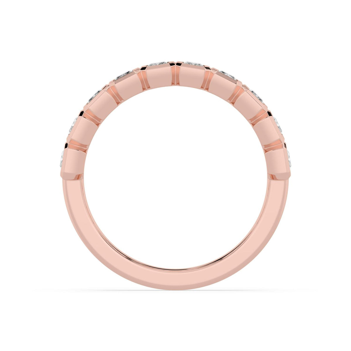 Rose Gold / Nina Diamond Wedding Band