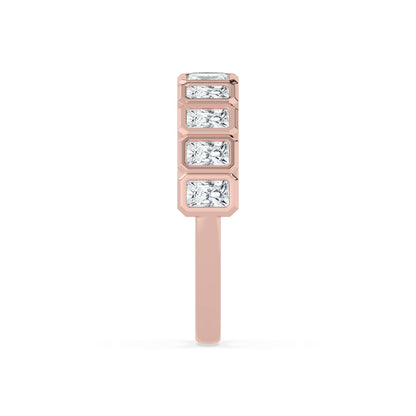 Rose Gold / Nina Diamond Wedding Band