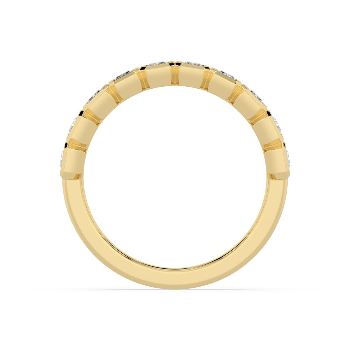 Yellow Gold / Nina Diamond Wedding Band