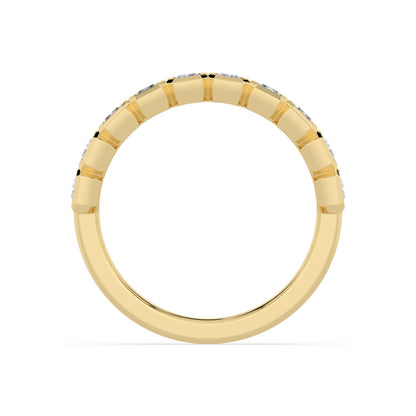 Yellow Gold / Nina Diamond Wedding Band