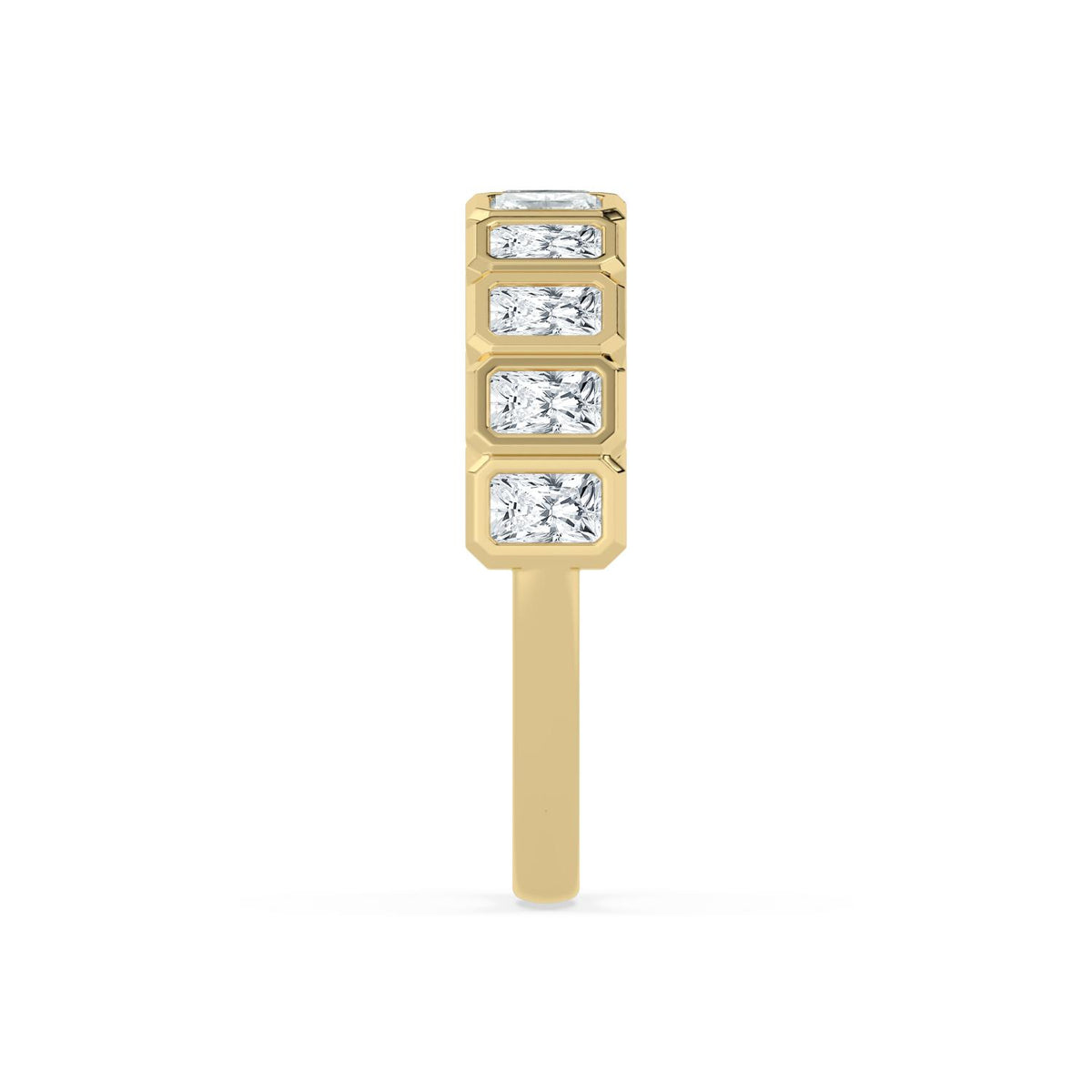 Yellow Gold / Nina Diamond Wedding Band