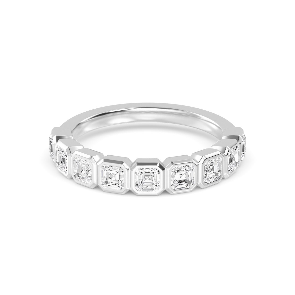 White Gold / Aleena Diamond Wedding Band