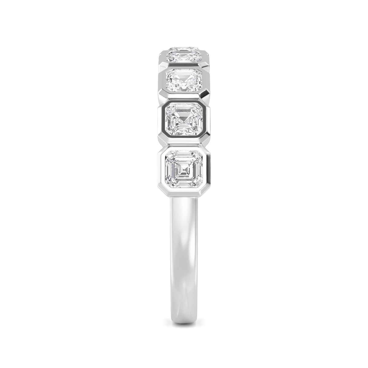 White Gold / Aleena Diamond Wedding Band