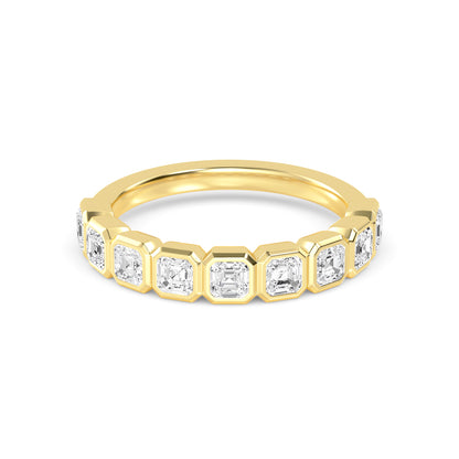 Yellow Gold / Aleena Diamond Wedding Band