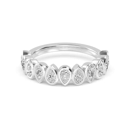 White Gold / Aster Diamond Wedding Band