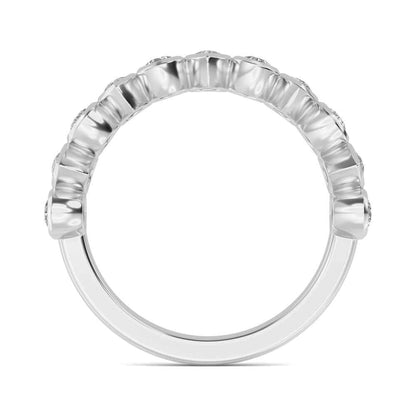 White Gold / Aster Diamond Wedding Band