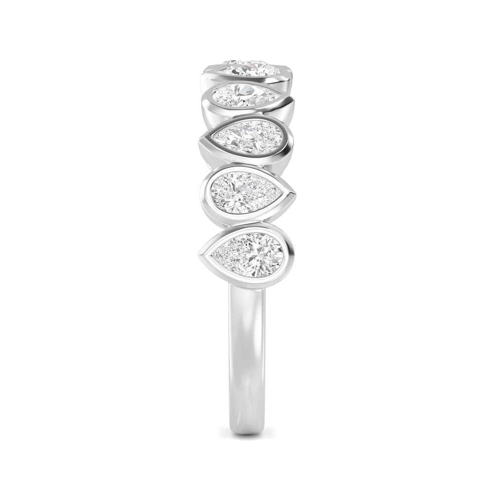 White Gold / Aster Diamond Wedding Band