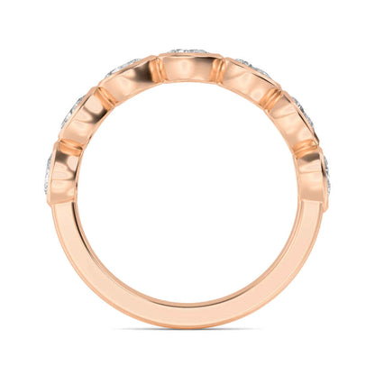 Rose Gold / Maeve Diamond Wedding Band