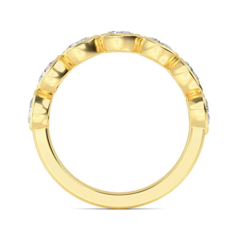 Yellow Gold / Maeve Diamond Wedding Band