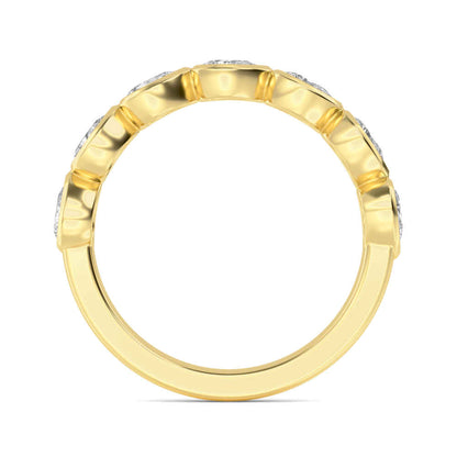 Yellow Gold / Maeve Diamond Wedding Band
