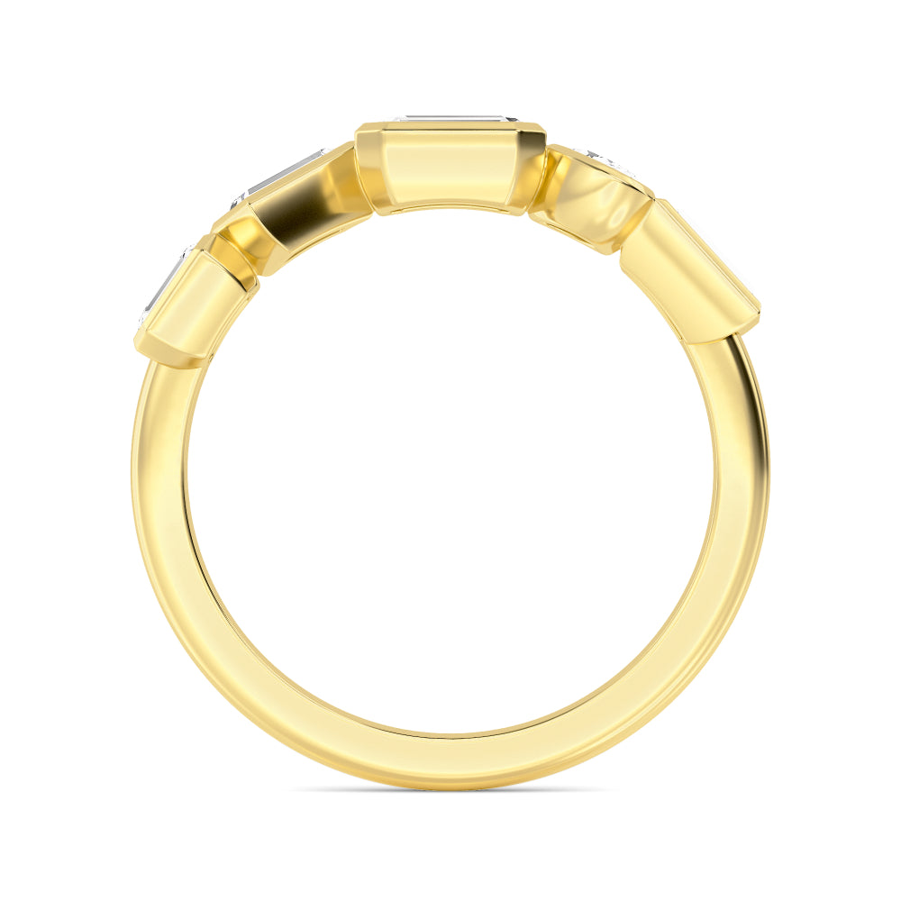 Yellow Gold / Liora Diamond Wedding Band