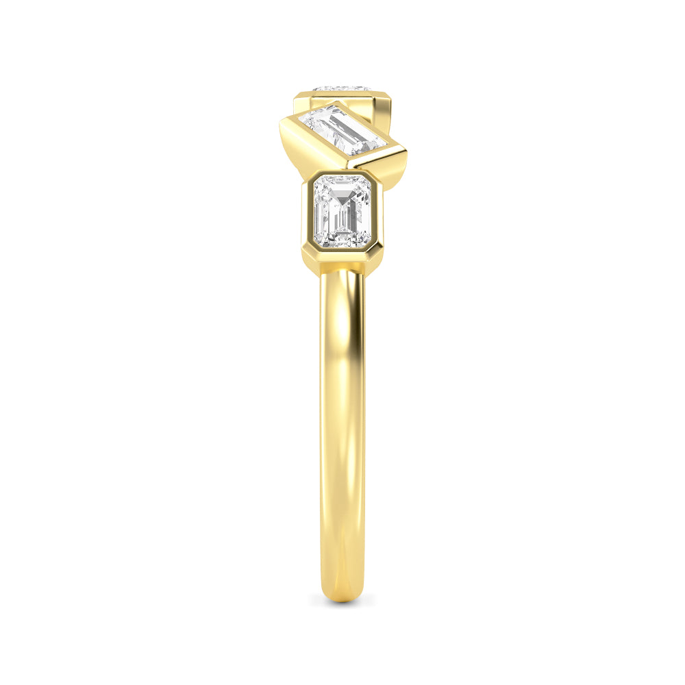 Yellow Gold / Liora Diamond Wedding Band