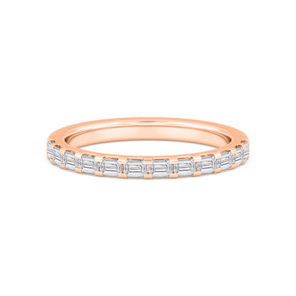 Rose Gold / Indira Diamond Wedding Band