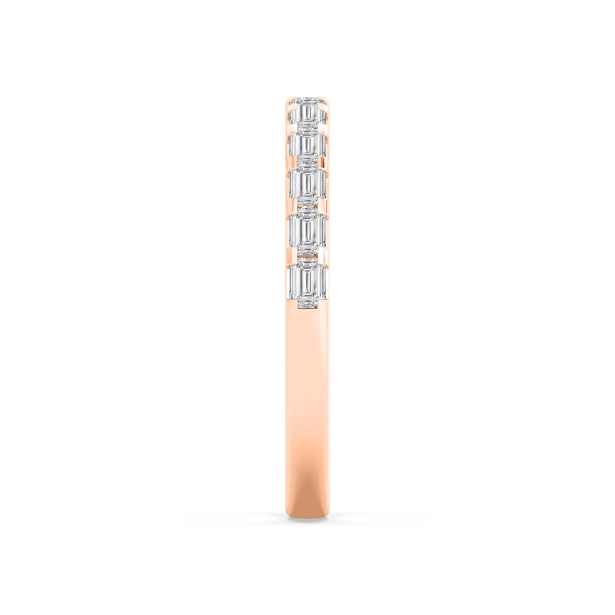 Rose Gold / Indira Diamond Wedding Band
