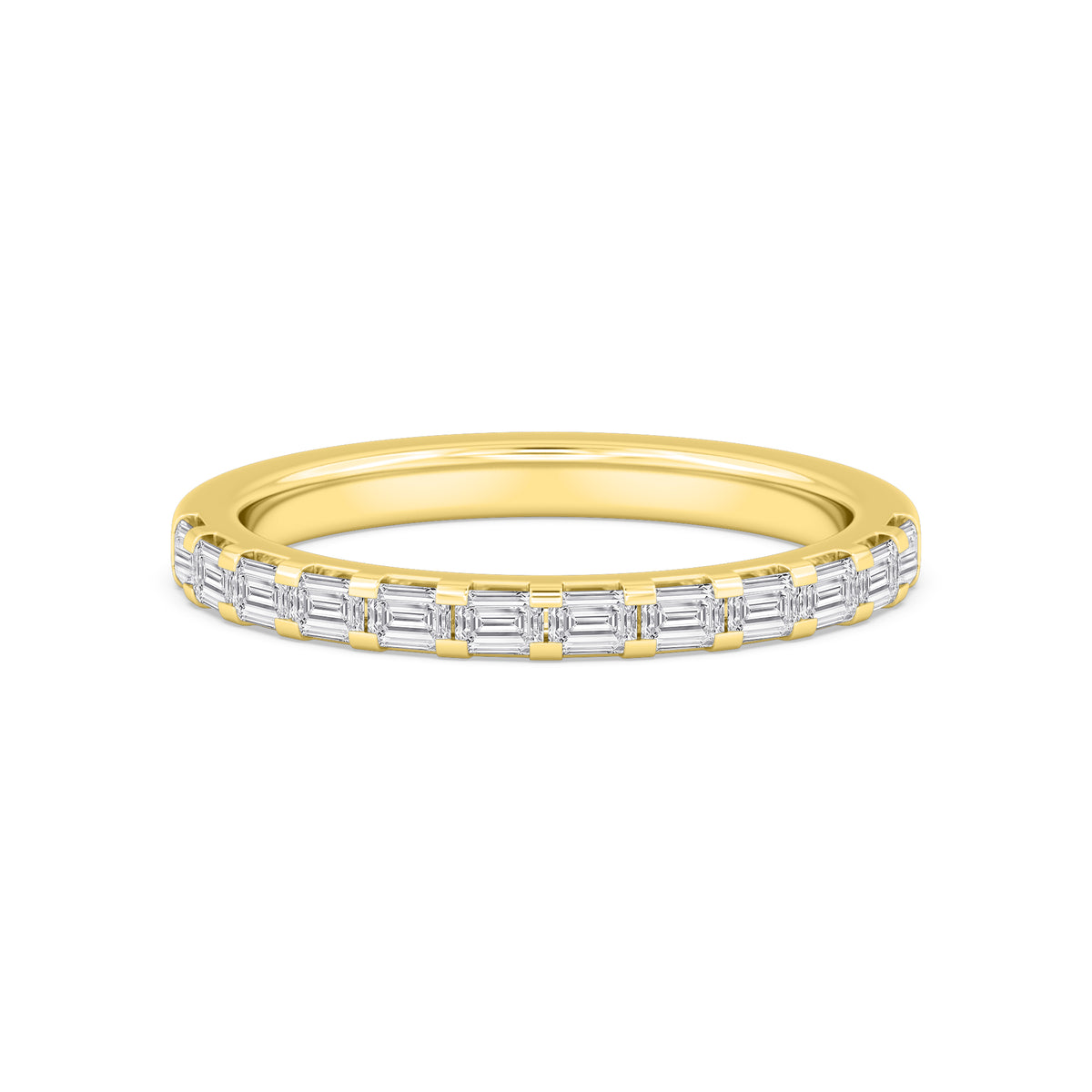 Yellow Gold / Indira Diamond Wedding Band
