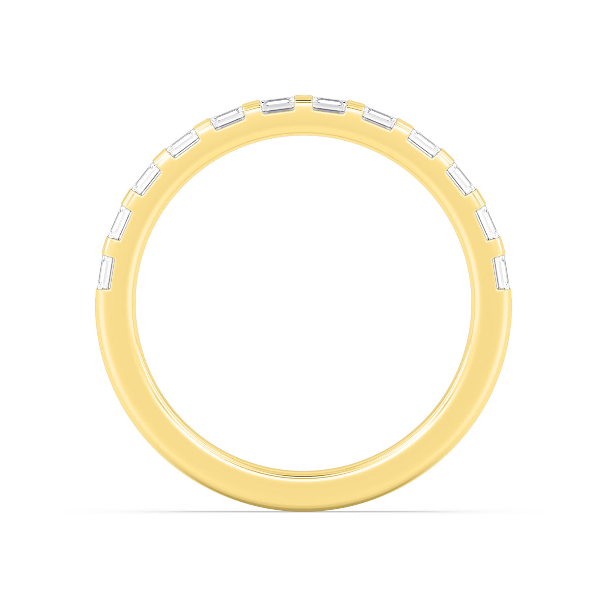 Yellow Gold / Indira Diamond Wedding Band