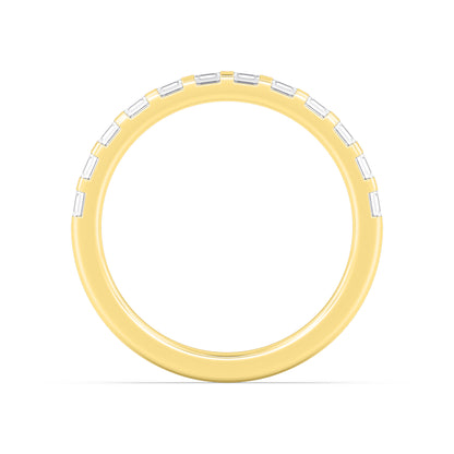 Yellow Gold / Indira Diamond Wedding Band