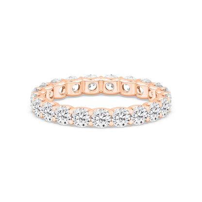 Rose Gold / Marigold Eternity Wedding Band
