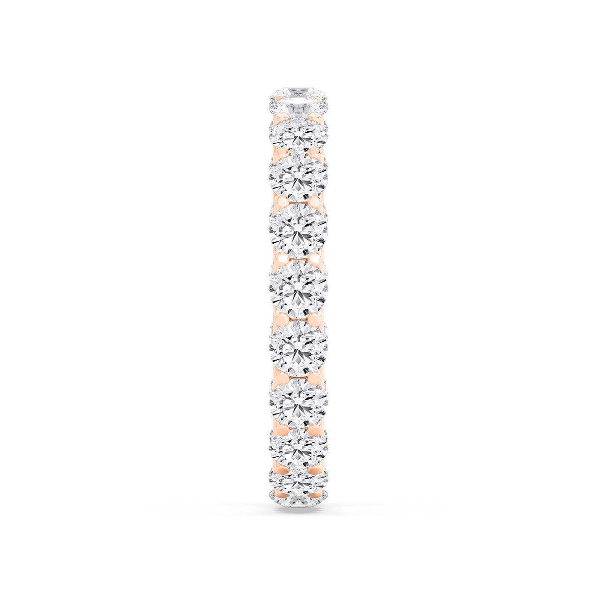 Rose Gold / Marigold Eternity Wedding Band