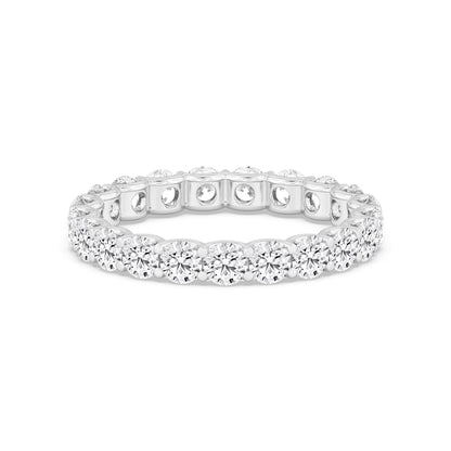 White Gold / Marigold Eternity Wedding Band