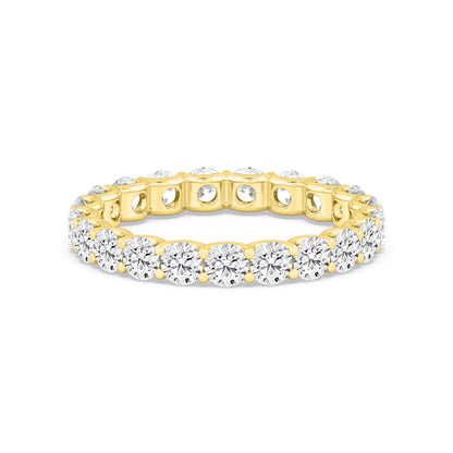 Yellow Gold / Marigold Eternity Wedding Band