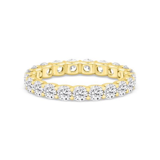 Yellow Gold / Marigold Eternity Wedding Band