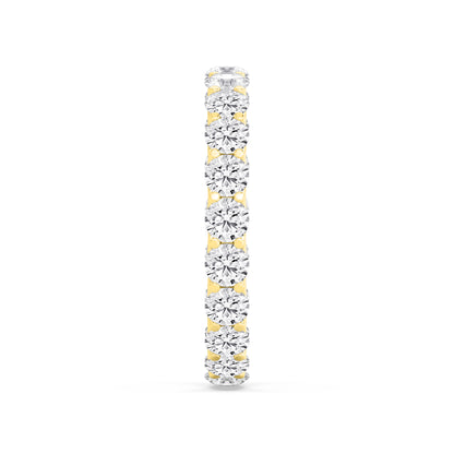 Yellow Gold / Marigold Eternity Wedding Band
