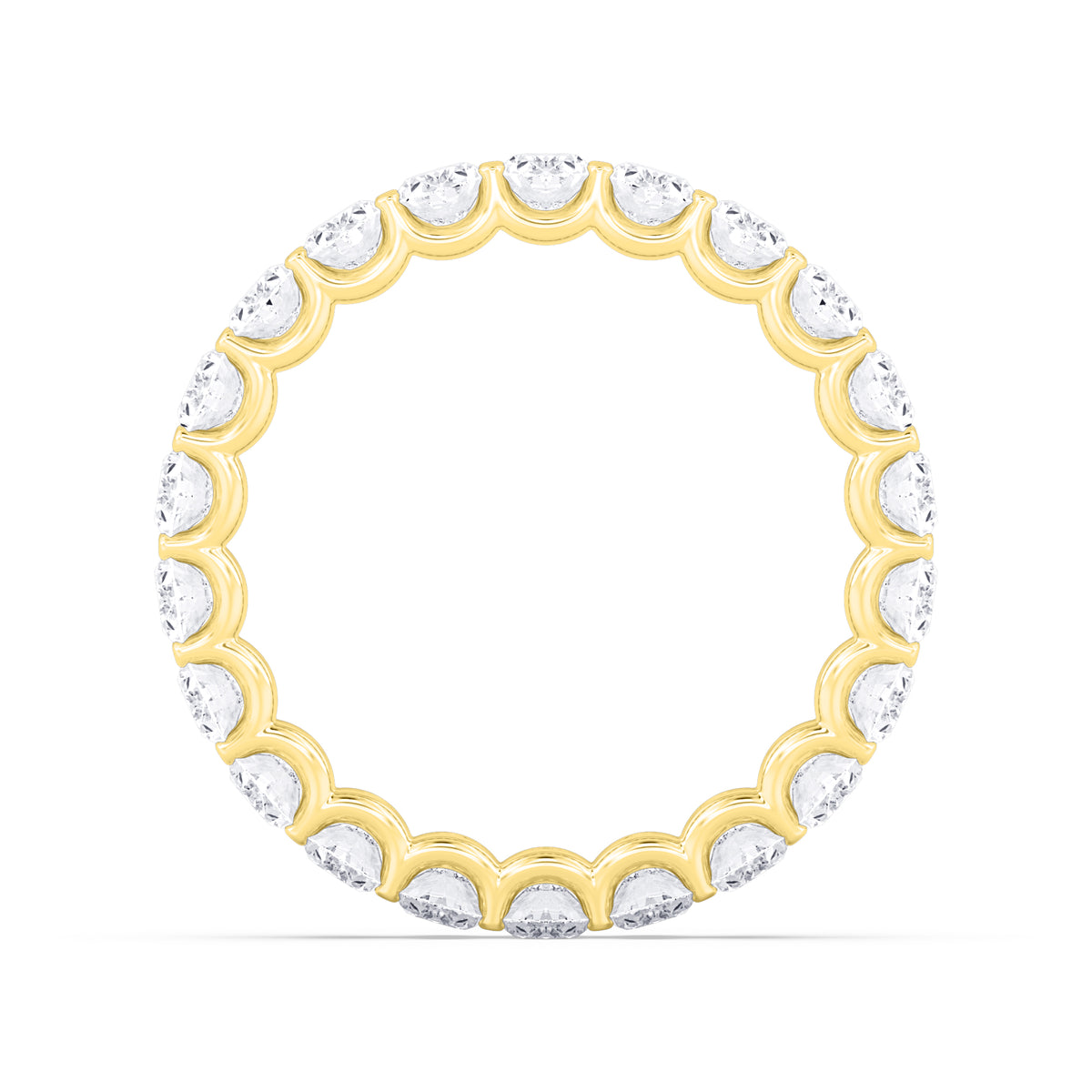 Yellow Gold / Naina Eternity Wedding Band