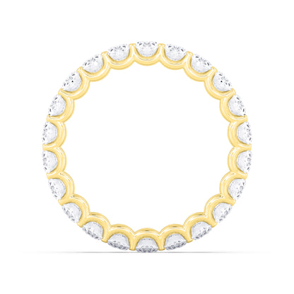 Yellow Gold / Naina Eternity Wedding Band