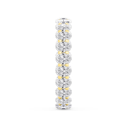 Yellow Gold / Naina Eternity Wedding Band