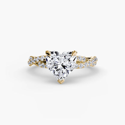 The Twisted Pavé Solitaire