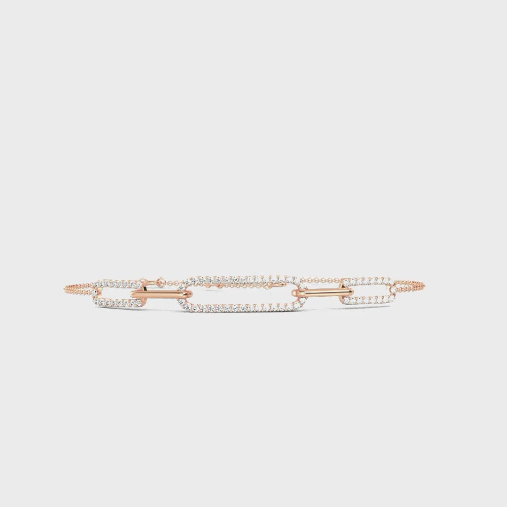 Rose Gold / 0.32ct Lab Grown Diamond Bracelet