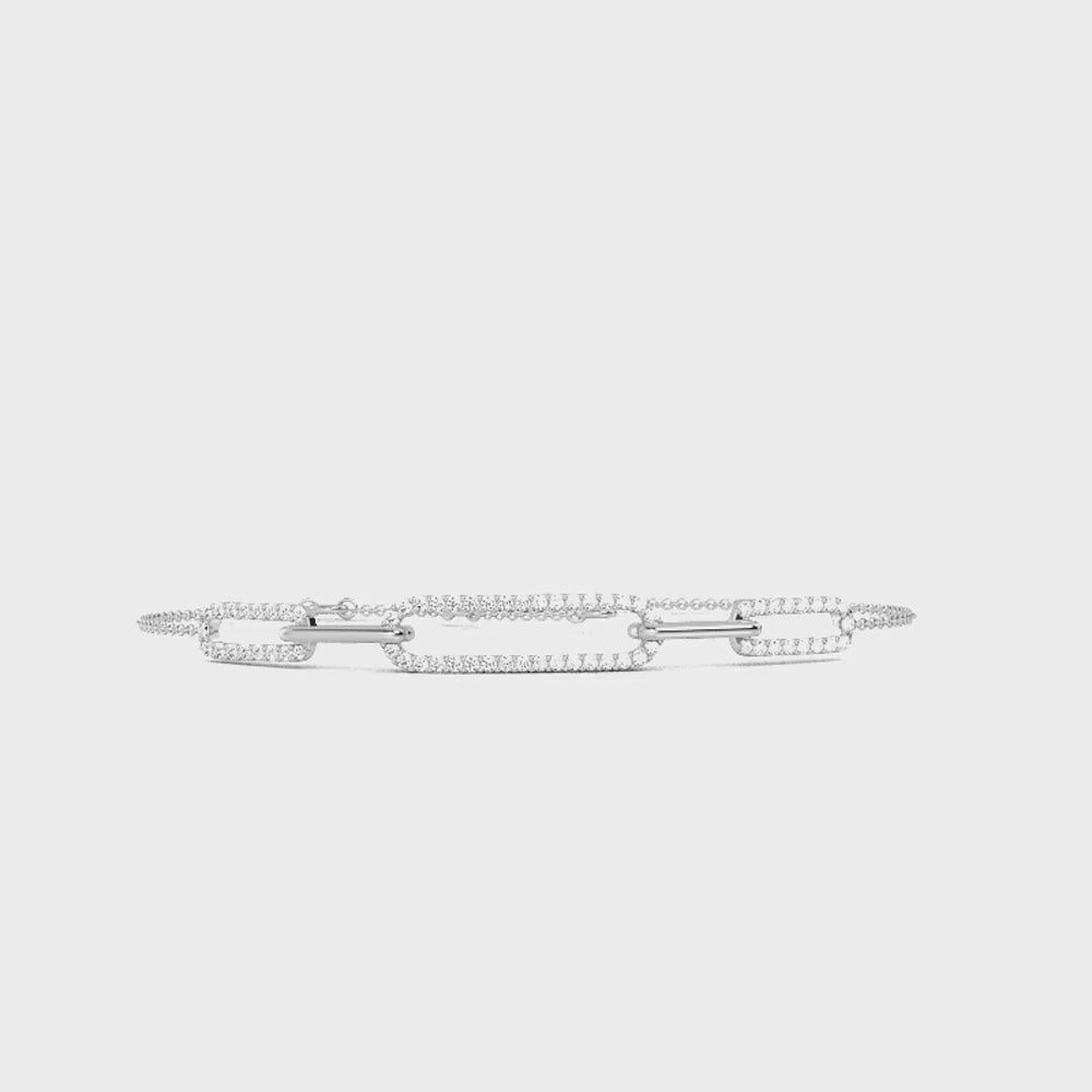 White Gold / 0.32ct Lab Grown Diamond Bracelet